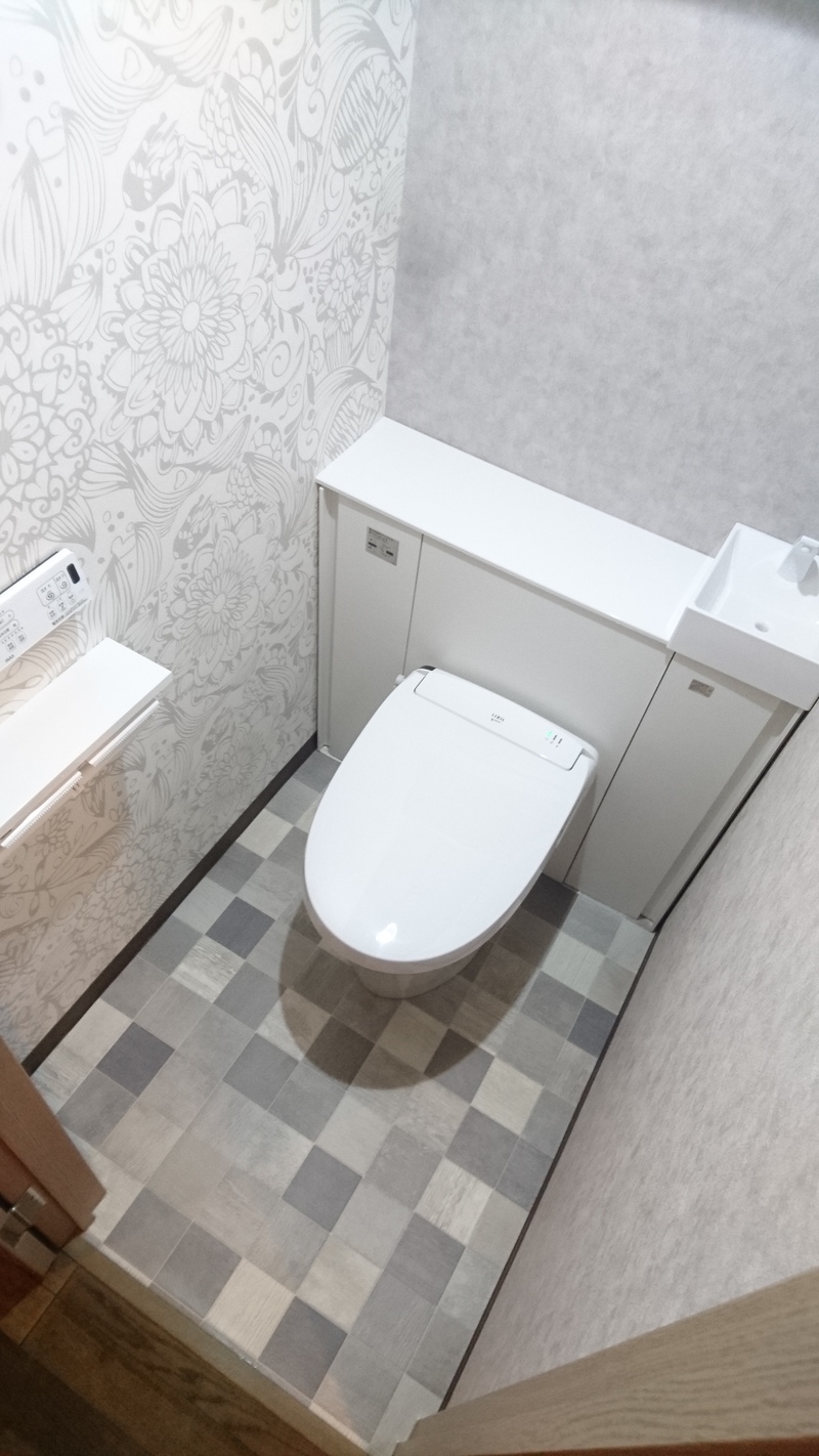 マンションのトイレ交換工事